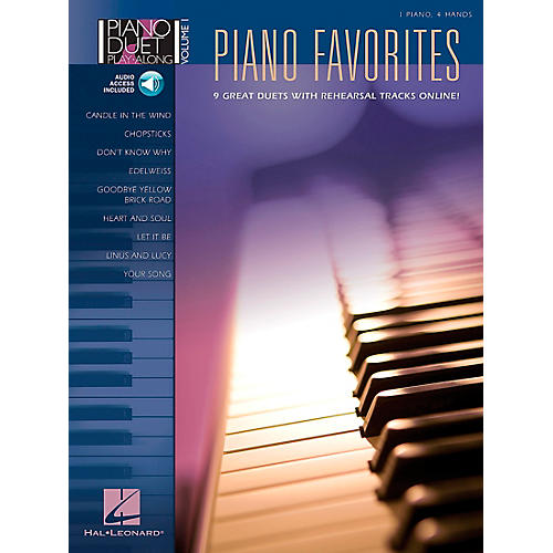 Hal Leonard Piano Favorites Volume 1 Book/CD 1 Piano 4 Hands | Musician ...