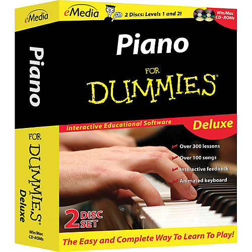 Piano For Dummies Deluxe 2-CD-ROM Set