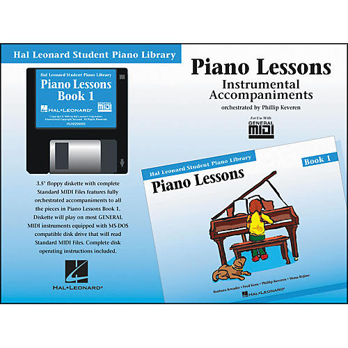 Piano Lessons Book 1 Accompaniment General MIDI Disk Hal Leonard Student Piano Library