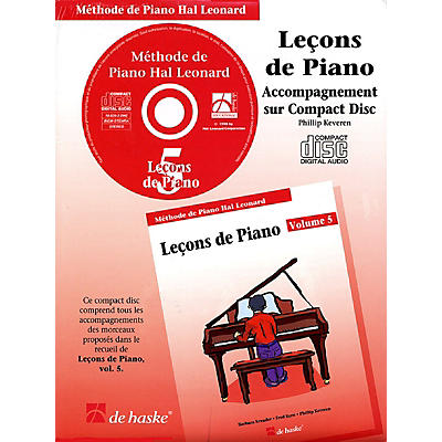 Hal Leonard Piano Lessons Book 5 - CD - French Edition Education Piano Lib French Ed Series CD