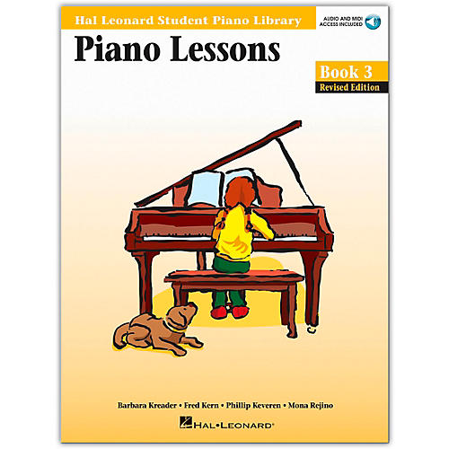 Piano Lessons Book/Online Audio 3 Package Hal Leonard Student Piano Library Book/Online Audio