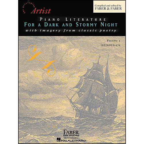 Faber Piano Adventures Piano Literature for A Dark And Stormy Night Volume 1 Intermediate Book - Faber Piano