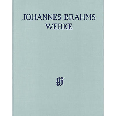 G. Henle Verlag Piano Pieces Henle Complete Edition Series Hardcover Composed by Johannes Brahms Edited by Katrin Eich