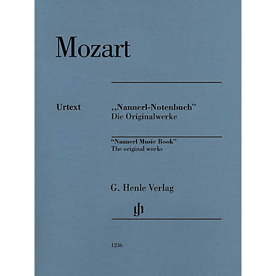 G. Henle Verlag Piano Pieces from the Nannerl Music Book Henle Music Folios Series Softcover