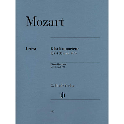 G. Henle Verlag Piano Quartets Henle Music Folios Series Softcover Composed by Wolfgang Amadeus Mozart