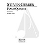Lauren Keiser Music Publishing Piano Quintet LKM Music Series Composed by Steven Gerber