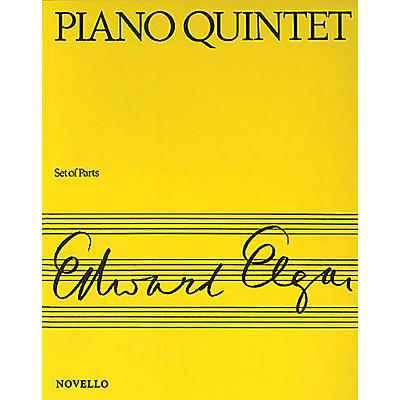 Music Sales Piano Quintet Op. 84 Music Sales America Series Composed by Edward Elgar