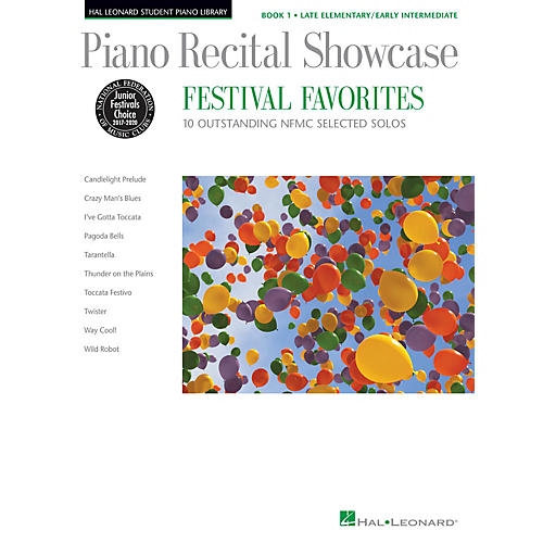 Piano Recital Showcase - Festival Favorites, Book 1 Piano Library Series Book ( Late Elem to Early Inter)