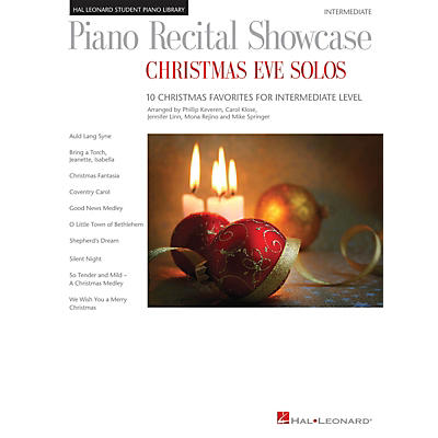 Hal Leonard Piano Recital Showcase: Christmas Eve Solos Piano Library Series Book by Various (Level Inter)