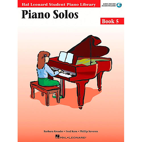Piano Solos Book 5 Book/CD Hal Leonard Student Piano Library