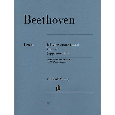 G. Henle Verlag Piano Sonata No. 23 in F Minor Op. 57 (Appassionata) Henle Music Folios Series Softcover