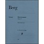 G. Henle Verlag Piano Sonata Op. 1 By Berg / Scheideler