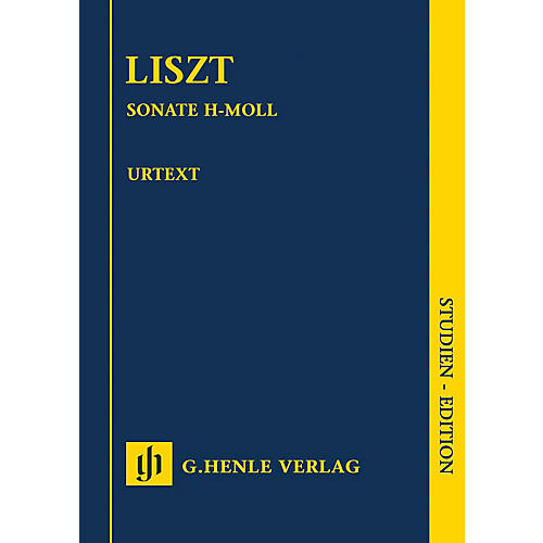 G. Henle Verlag Piano Sonata in B minor (Study Score - Revised Edition) Henle Study Scores Series Softcover