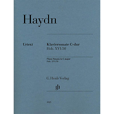 G. Henle Verlag Piano Sonata in C Major, Hob. XVI:50 Henle Music Folios Series Softcover