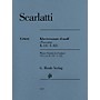 G. Henle Verlag Piano Sonata in D Minor (Toccata) K. 141, L. 422 Henle Music Softcover by Scarlatti Edited by Johnsson