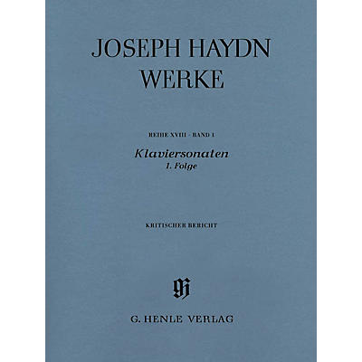 G. Henle Verlag Piano Sonatas, 1st sequence Henle Complete Edition Series Softcover