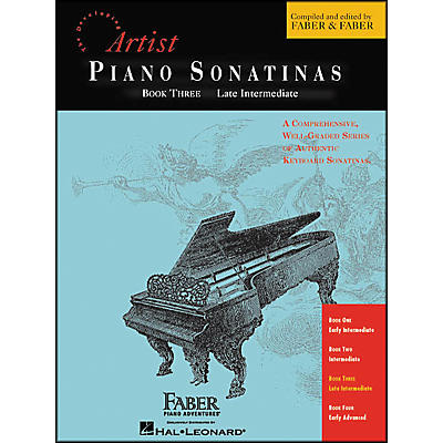 Faber Piano Adventures Piano Sonatinas Book 3 Late Intermediate - Faber Piano