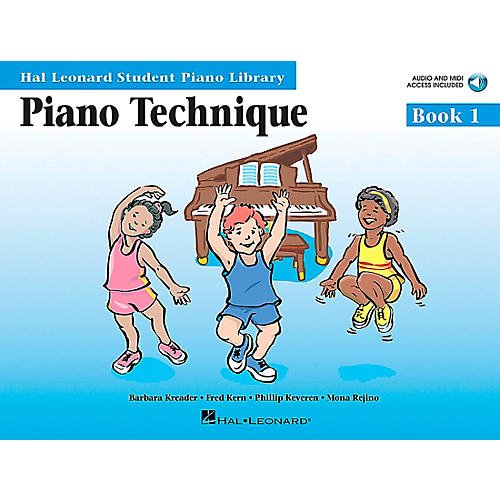 Piano Technique Book 1 Book/CD Hal Leonard Student Piano Library