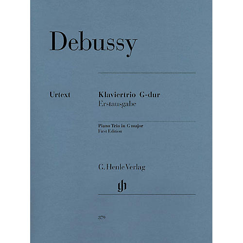 G. Henle Verlag Piano Trio G Major Henle Music Folios Series Softcover Composed by Claude Debussy