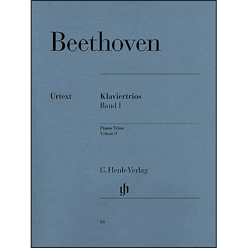 G. Henle Verlag Piano Trios - Volume I By Beethoven