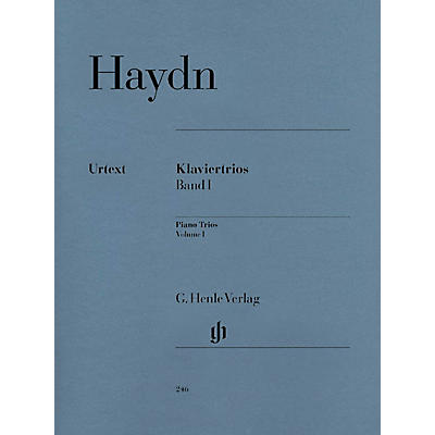 G. Henle Verlag Piano Trios - Volume I Henle Music Folios Series Softcover Composed by Franz Joseph Haydn