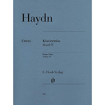 G. Henle Verlag Piano Trios - Volume IV Henle Music Folios Series Softcover Composed by Joseph Haydn