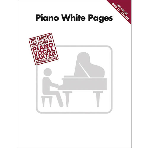 Piano White Pages Piano, Vocal, Guitar Songbook