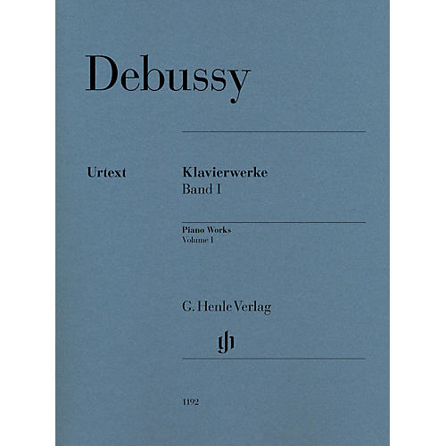 G. Henle Verlag Piano Works Henle Music Folios Softcover Composed by Claude Debussy Edited by Ernst-Gunter Heinemann