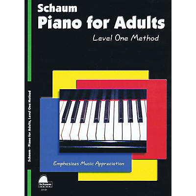 SCHAUM Piano for Adults (Level 1 Elem Level) Educational Piano Book by Wesley Schaum
