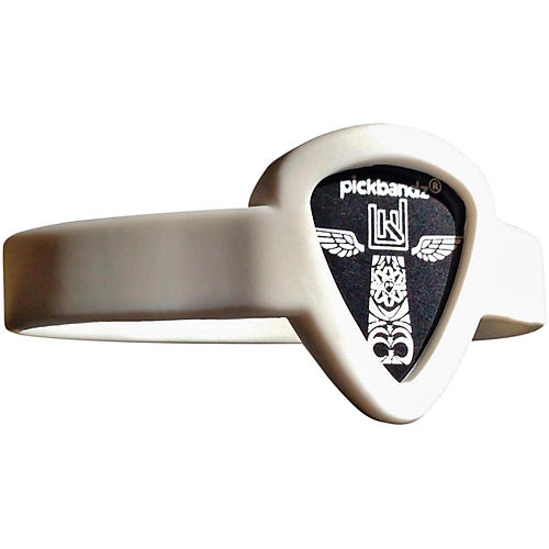 Pickbandz Pick-Holding WristBand Ghost White