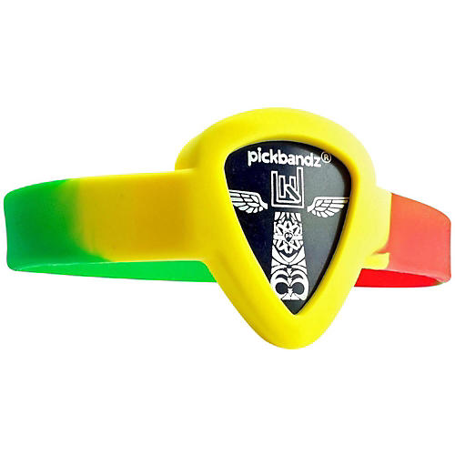 Pickbandz Pick-Holding WristBand Reggae Medium to Large