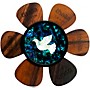 Thalia Pick Puck Pick Holder Blue Abalone with White Dove