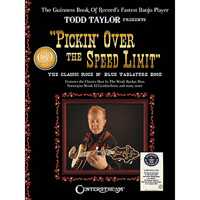 Centerstream Publishing Pickin' over the Speed Limit Banjo Series Softcover with CD Performed by Todd Taylor
