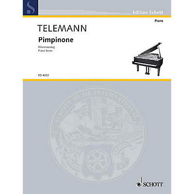Schott Pimpinone (Vocal Score) Composed by Georg Philipp Telemann