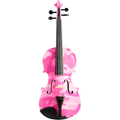 Rozanna's Violins Pink Camouflage Series Violin Outfit