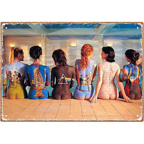 Pink Floyd Back Art Tin Sign