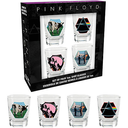 Pink Floyd Pre 1987 Shotglasses (Set of 4)