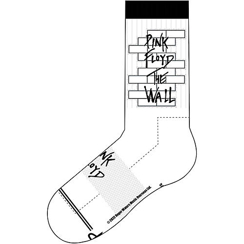 Perri's Pink Floyd The Wall Short Crew Socks White