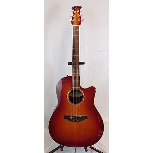 Ovation Pinnacle CU147 Acoustic Electric Guitar Sunburst 