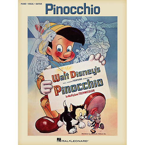 Hal Leonard Pinocchio (Music from the Full Length Feature Production) Piano/Vocal/Guitar Songbook