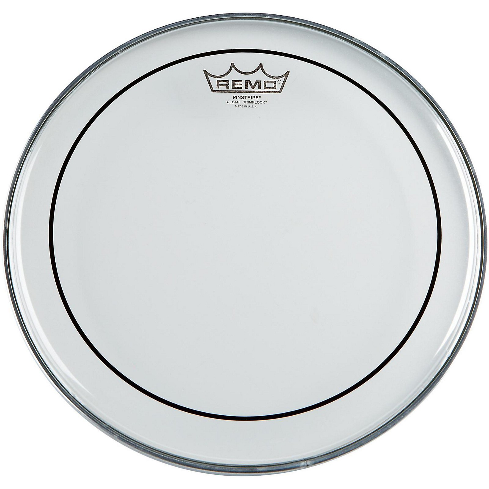 Remo Pinstripe Clear Crimplock Marching Tenor Drum Head 13 in