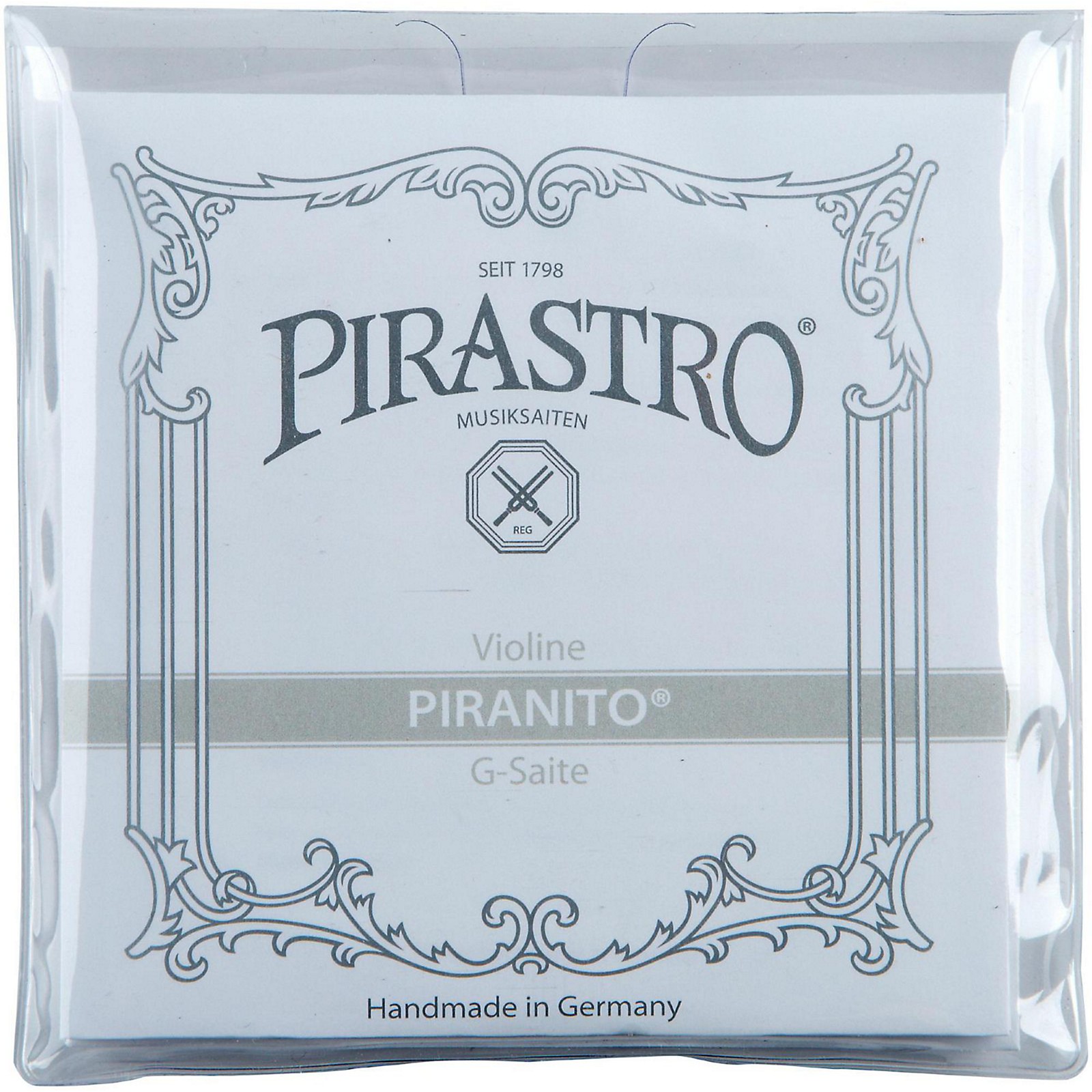 Pirastro Piranito Series Violin String Set 4/4 Size A String Chrome