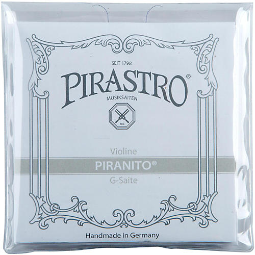 Pirastro Piranito Series Violin String Set 4/4 Size - A String Chrome Steel