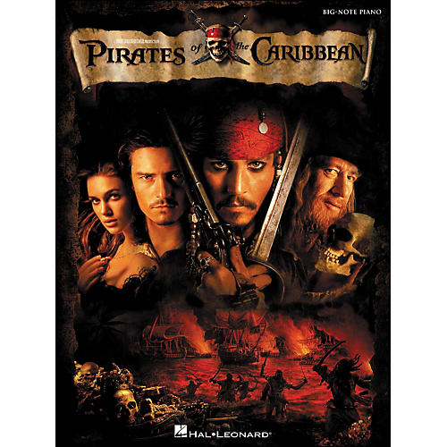 Hal Leonard Pirates Of The Caribbean for Big Note Piano