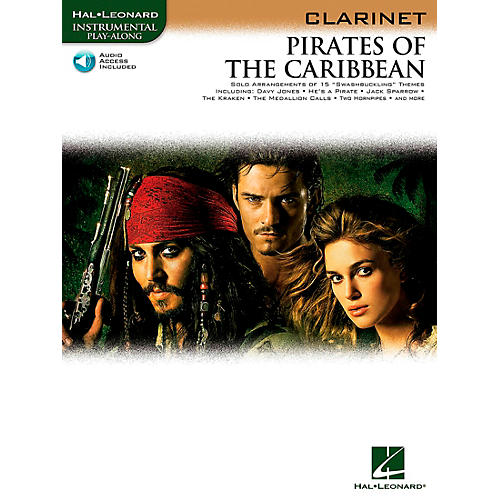 Hal Leonard Pirates Of The Caribbean for Clarinet Instrumental Play-Along Book/Audio Online