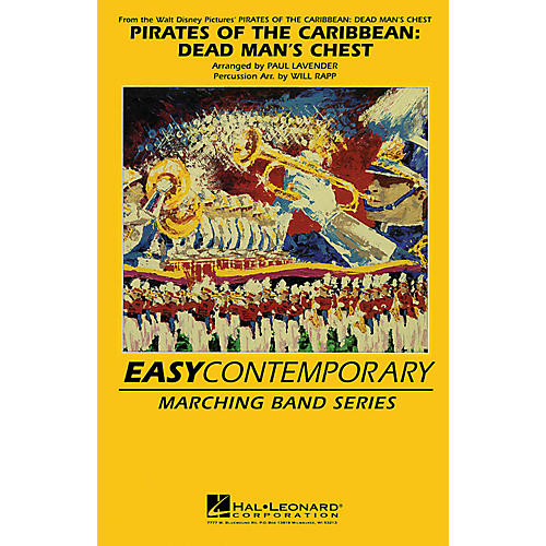 Hal Leonard Pirates of the Caribbean - Dead Man's Chest Marching Band Level 2-3 by Paul Lavender and Will Rapp