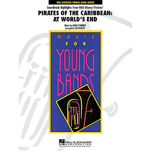 Hal Leonard Pirates of the Caribbean: At World's End - Young Concert Band Series Level 3 arranged by Ted Ricketts