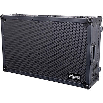 Headliner Pitch Black Flight Case for DDJ-REV7 with Laptop Platform & Wheels