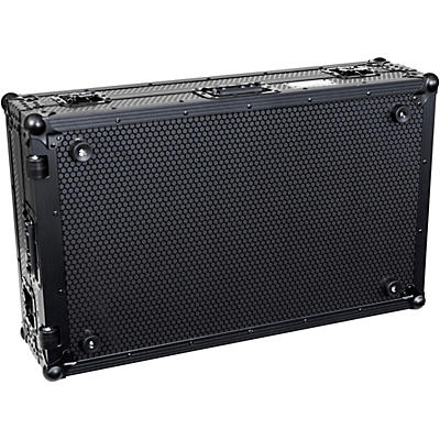 Headliner Pitch Black Flight Case for Rane Four with Laptop Platform and Wheels