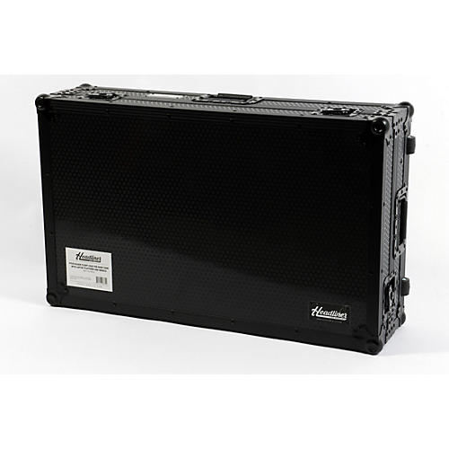 Headliner Pitch Black Flight Case for Rane Four with Laptop Platform and Wheels Condition 3 - Scratch and Dent Black 197881250683